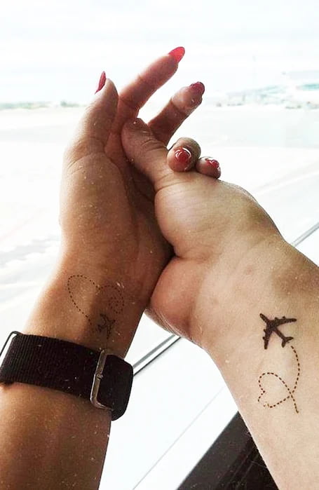 34 Diseños de Tatuajes de Parejas con Significado 24 Tatuajes de pareja en la muñeca