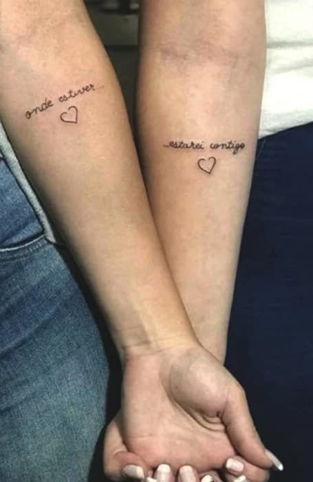 30 Ideas de tatuajes únicos que te encantarán 3 Tatuajes de pareja únicos con letras