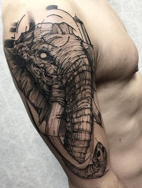 Tatuaje de elefante