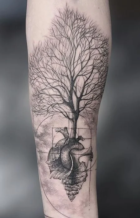 Tatuaje del árbol de la vida para hombres