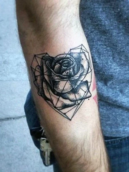 Tatuaje De Flores para hombres