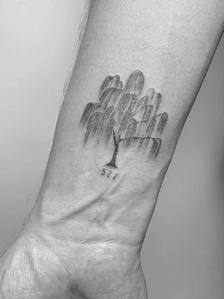 Tatuaje de árbol para hombres