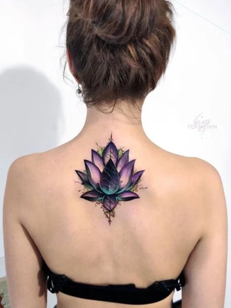 Tatuajes para mujeres de loto
