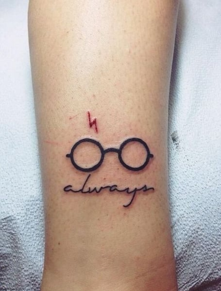 Tatuaje de Harry Potter para hombres
