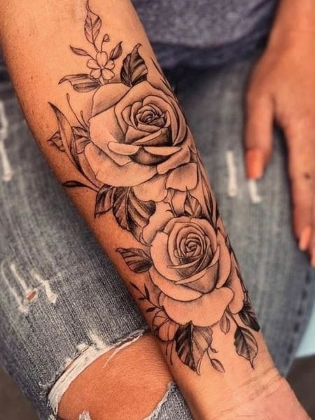 Tatuajes para mujeres de rosas