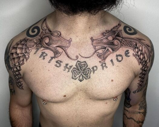 Tatuaje irlandés para hombres