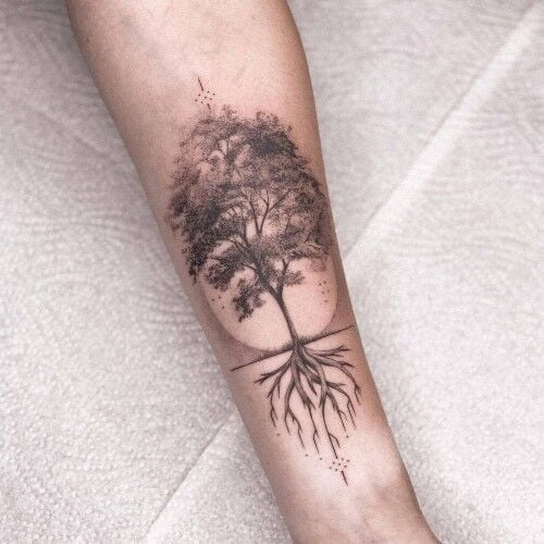 Tatuaje de raíces