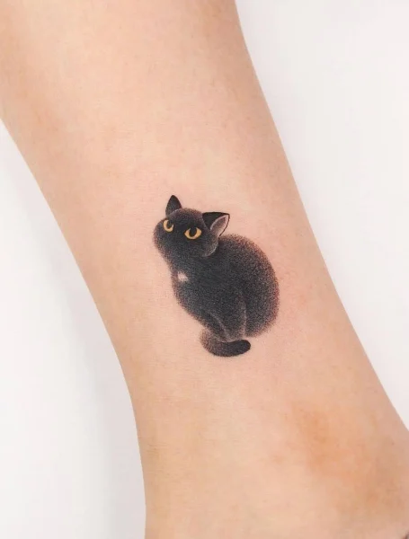 Tatuaje de gato callejero