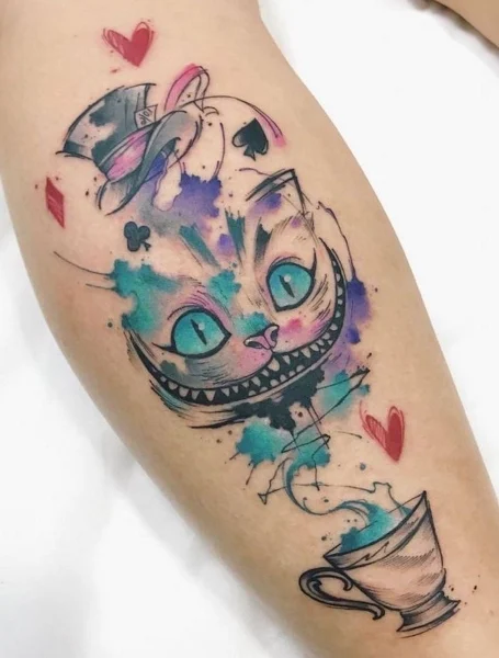 Galería de Tatuajes de gatos para mujeres-21
