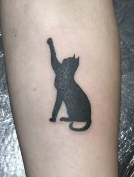 Galería de Tatuajes de gatos para mujeres-5