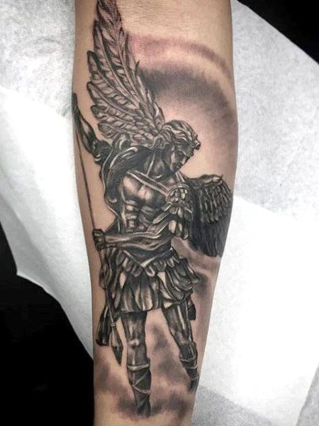 Tatuaje del ángel de la guarda