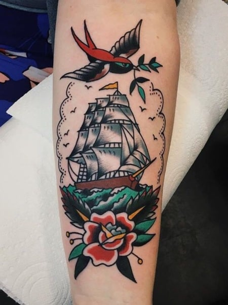 Tatuaje de barco