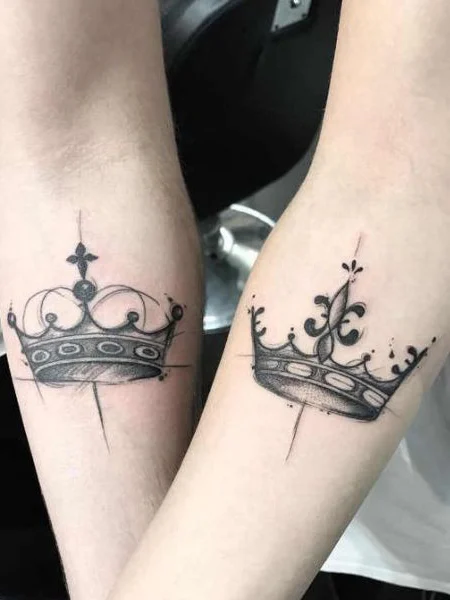 Tatuaje de la corona de la reina