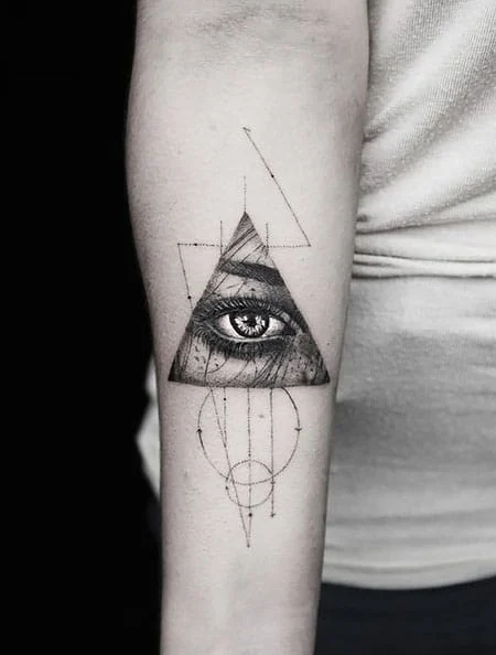 Tatuaje del tercer ojo