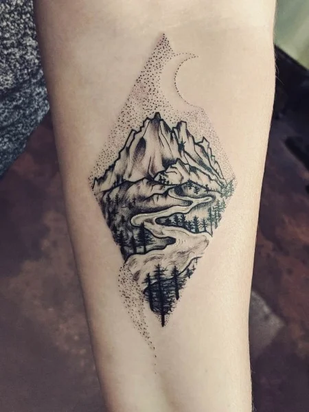 Tatuajes para mujeres de montaña