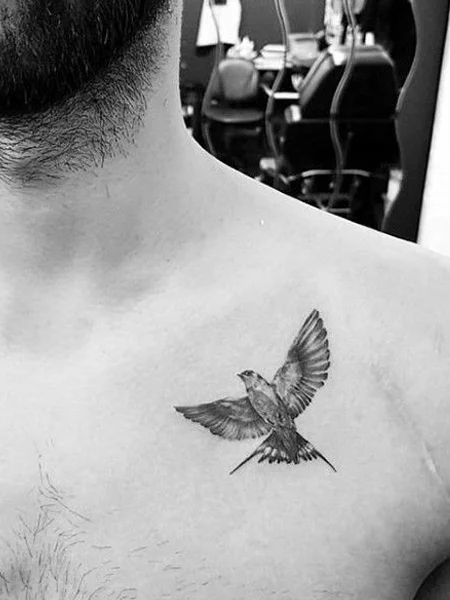 Tatuaje de pájaro pequeño