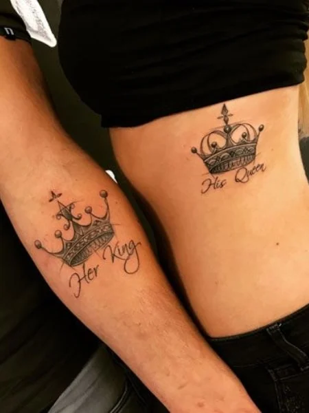 Tatuajes de rey y reina