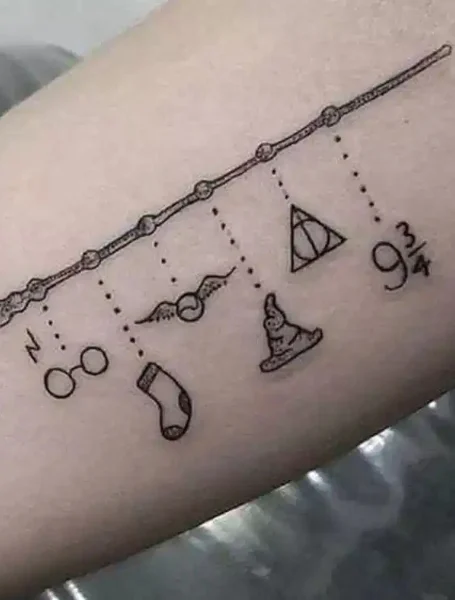 tatuajes de Harry Potter para mujeres