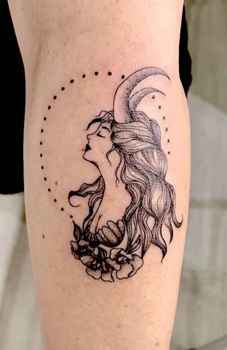 Tatuaje de Capricornio para mujeres