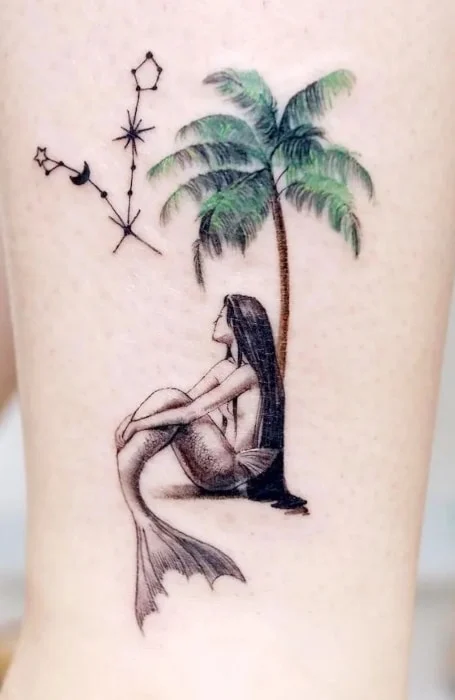 Tatuaje de Piscis para mujeres