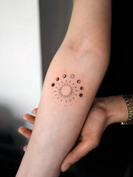 Tatuajes para mujeres de sol