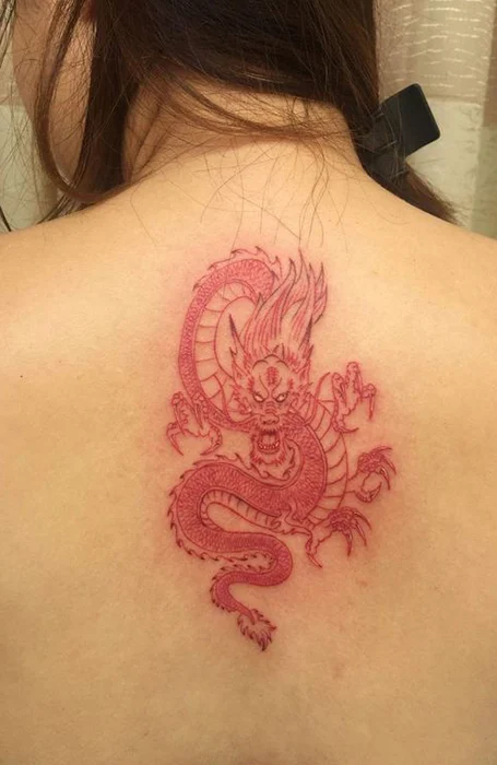 Tatuaje de dragón chino