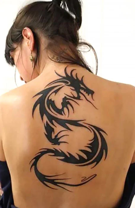 Tatuaje de dragón celta