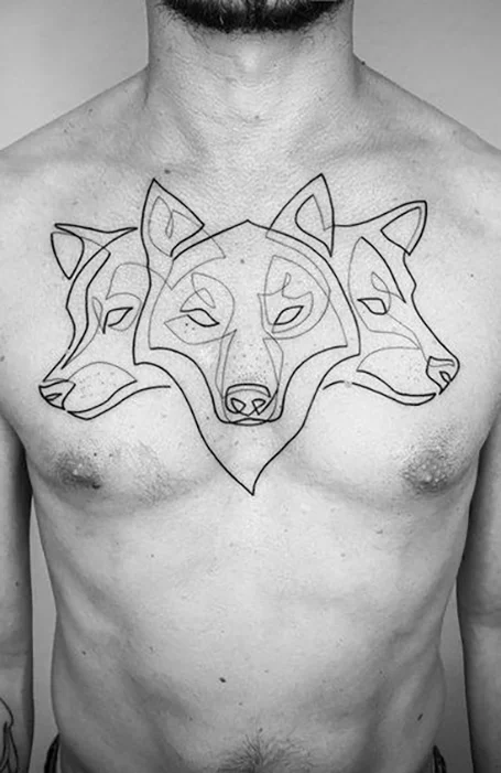 Tatuajes de manada de lobos