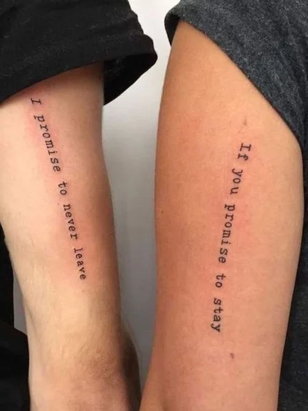 Tatuajes de pareja profundos y significativos