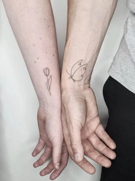 Tatuajes de pareja significativos y profundos 