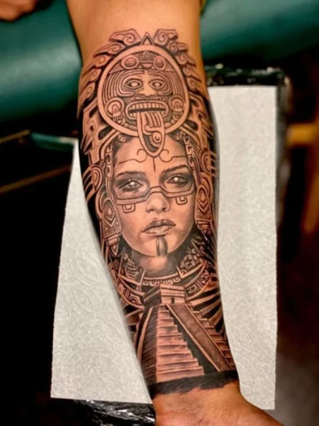 Tatuajes significativos aztecas 