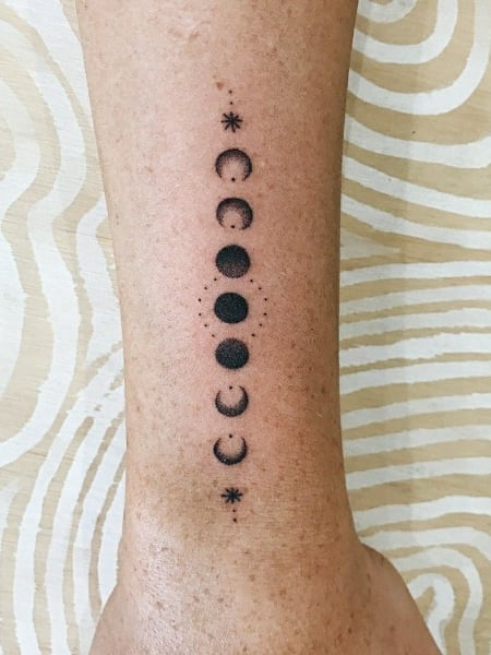 Tatuaje de luna significativo
