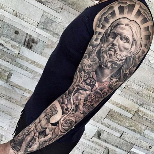 Tatuaje de la manga de Jesús