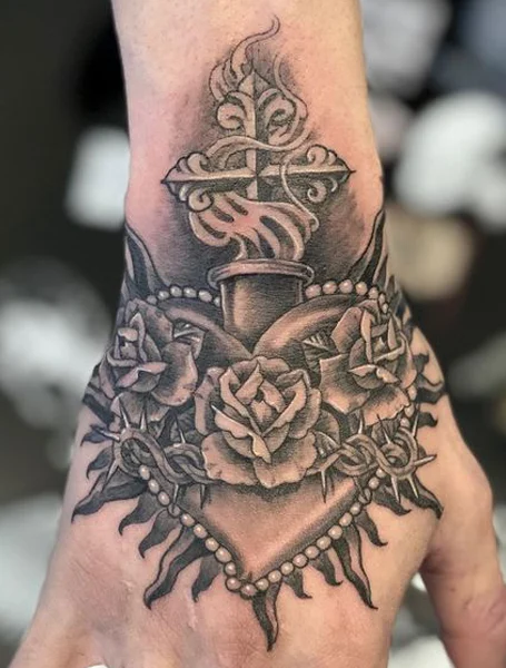 Tatuaje del Sagrado Corazón