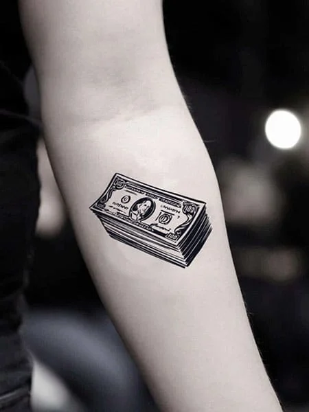 Tatuaje de dinero para hombres
